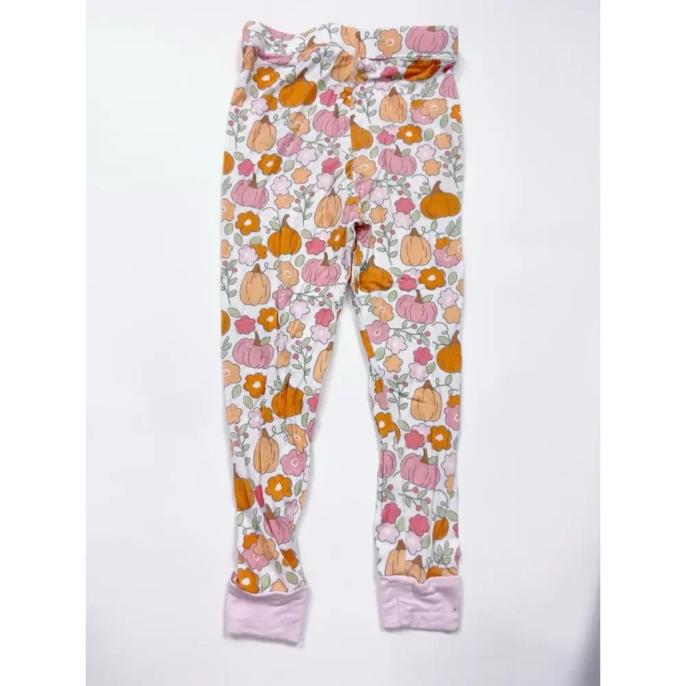 Stitchy Fish Homeland Harvest Bamboo Pajama Set in Pink